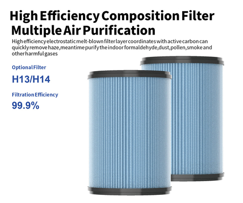 Indoor Negative Ion Smart Room True Hepa UV Air Purifier Remove Dust And Smell