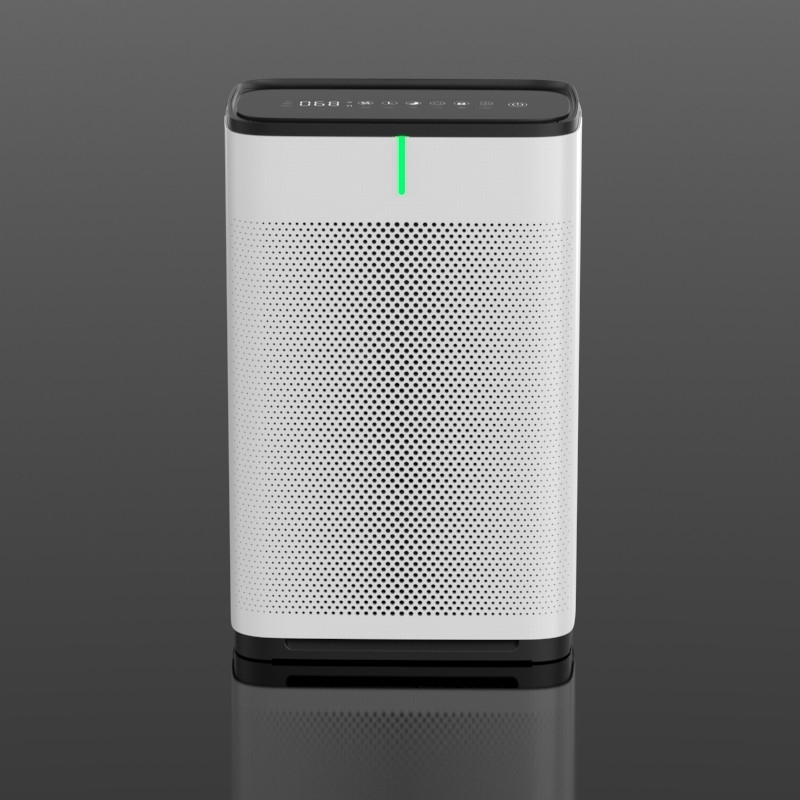 White Hepa H12 UV Air Sterilizer For Home Office Plasma Disinfection