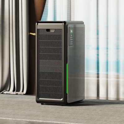 240W Tenture murale Hepa UV Purificateur d'air Personnalisation Télécommande WiFi